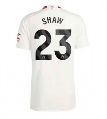 Manchester United Luke Shaw #23 Replika Tredjetrøje 2023-24 Kortærmet